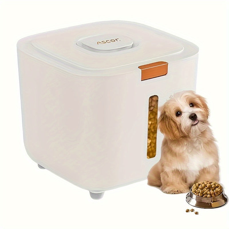 NNETM Airtight Pet Food Storage Container Flip-Top Lid