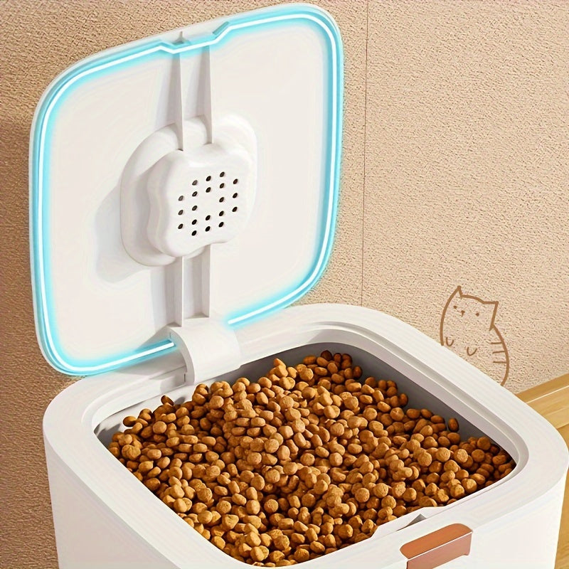 NNETM Airtight Pet Food Storage Container Flip-Top Lid