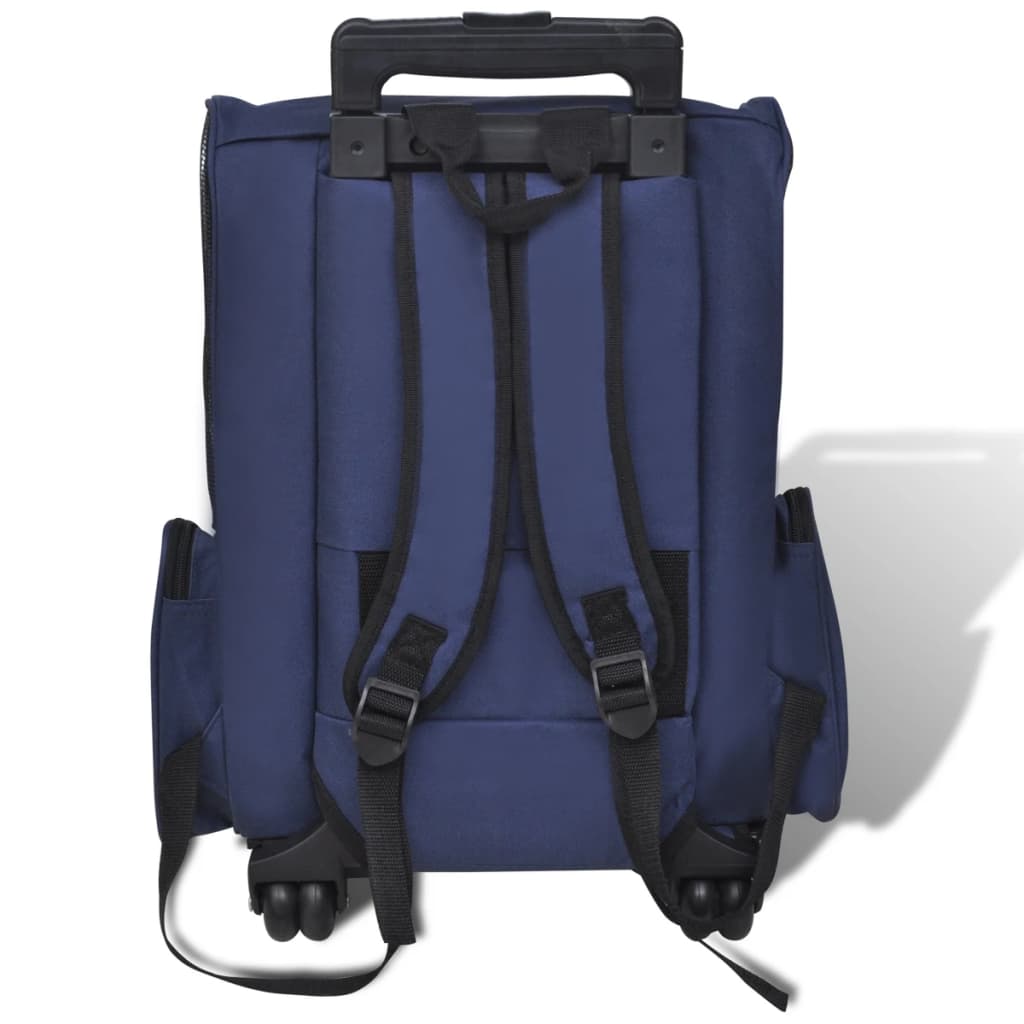 NNEVL Blue Foldable Multipurpose Pet Trolley